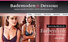 Dessous & Bademoden Marken-Shop mit namhaften Herstellern wie Aubade, Lise Charmel, Marie Jo, Chantelle, Passionata, Sunflair, Magistral...