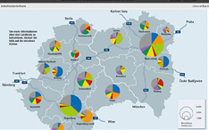 Industriestandorte interaktive Karte IHK Regensburg