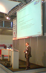 dw2000.de beim Vortrag auf der Systems World in München
