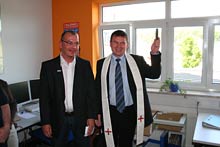 Segnung durch Pfarrer Zyznowski